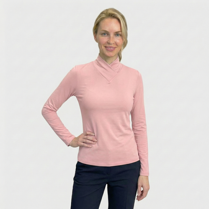 Amalia | Top s architektonickým límcem